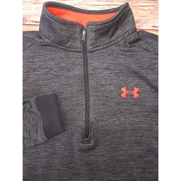 Under Armour Mens ColdGear Quarter-Zip Pullover Shirt Small Loose Fit - Picture 4 of 7
